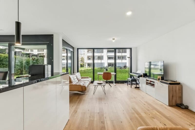 Garden-level apartment in Glattpark (1)