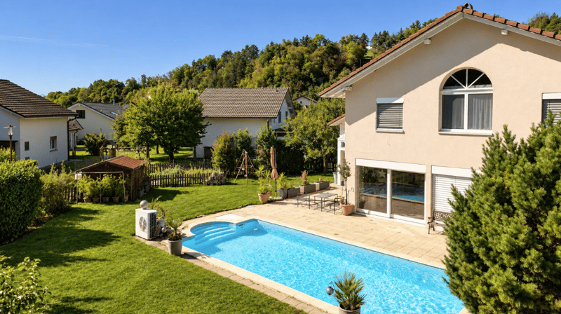 Magnifique maison individuelle de 9 pièces avec piscine à Vicques (1)