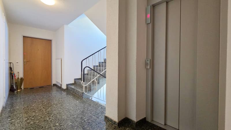 Lift direkt beim Wohnungseingang