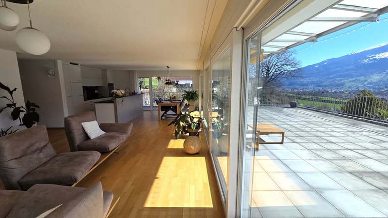 New, huge 5 ½-room terrace apartment with the most beautiful valley view on the sunny side (14)