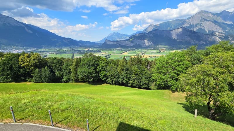 Ausblick Nord-Ost ins Rheintal
