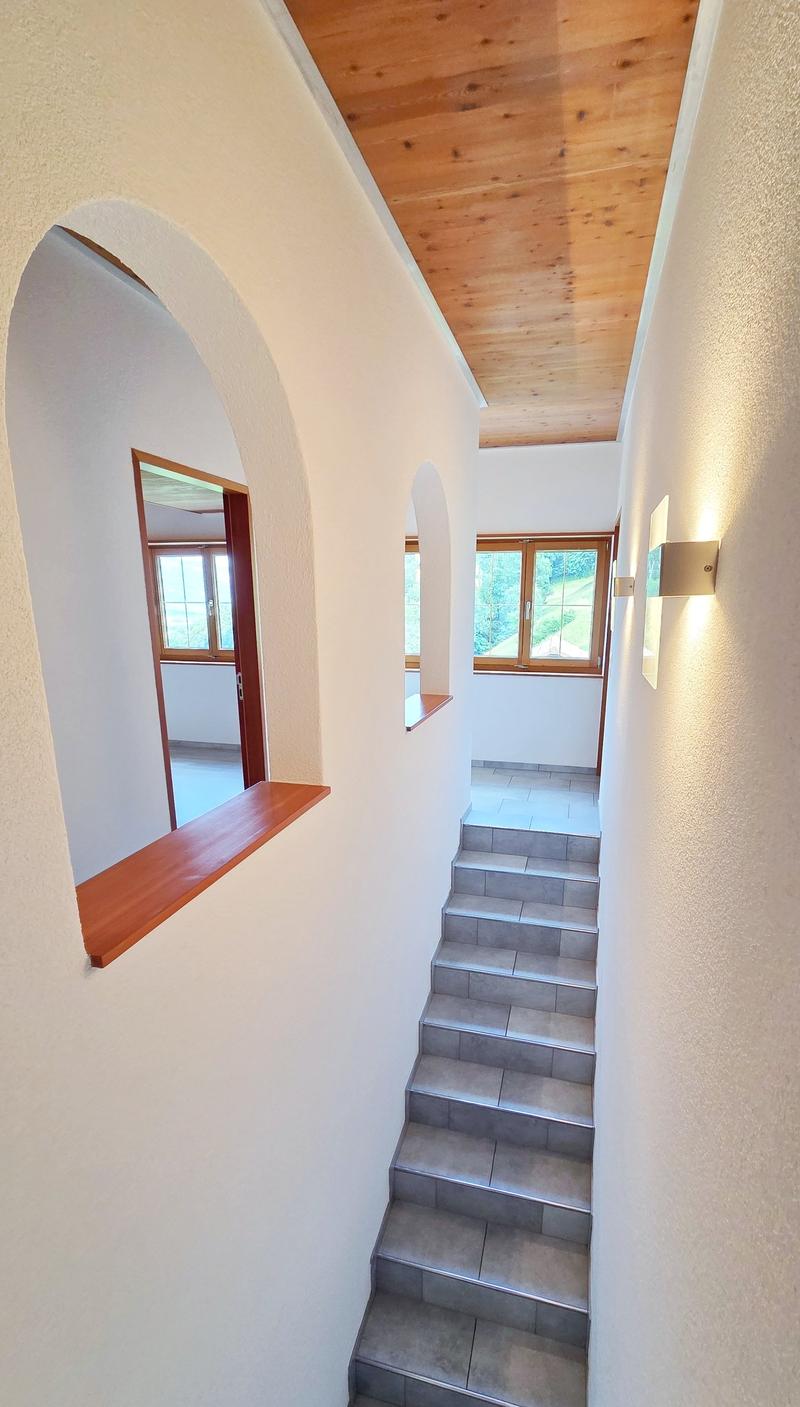 Treppenhaus ins Obergeschoss
