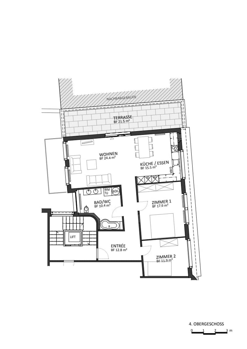 Charming 3.5 room apartment in the heart of Baden (2)
