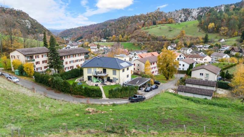 Terrain constructible ensoleillé avec projets MFH approuvés - Waldenburg BL (7)