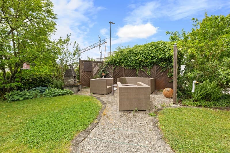 Sitzecke im Garten