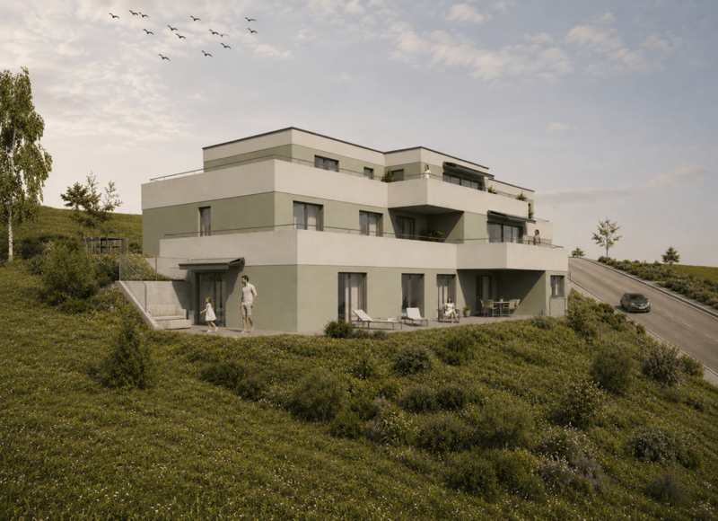 Spacious 6.5 room terrace apartment with a far-reaching view (2)
