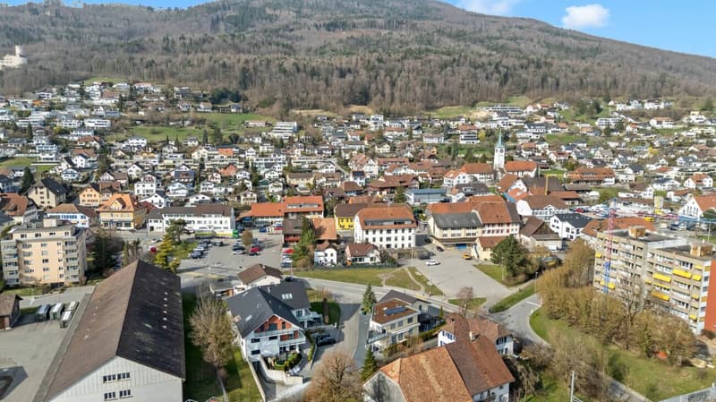Vogelansicht Richtung Jura Kette