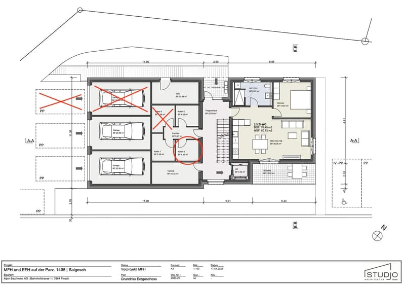 New construction project: Modern 2.5-room apartment with terrace in Salgesch (3)
