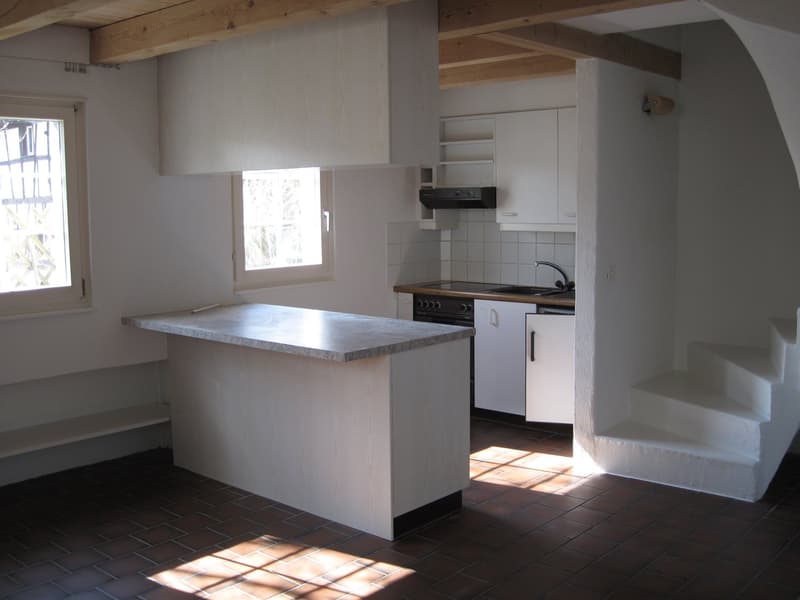 Cozy 3-room old building apartment with balcony in Freienstein-Teufen (2)