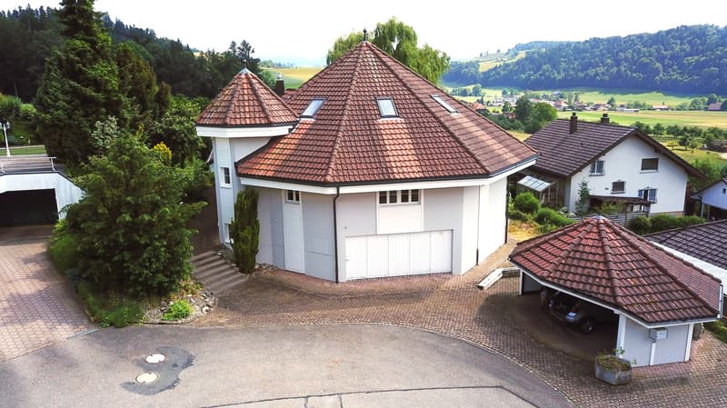Villa de campagne avec une architecture unique et un potentiel de développement (1)