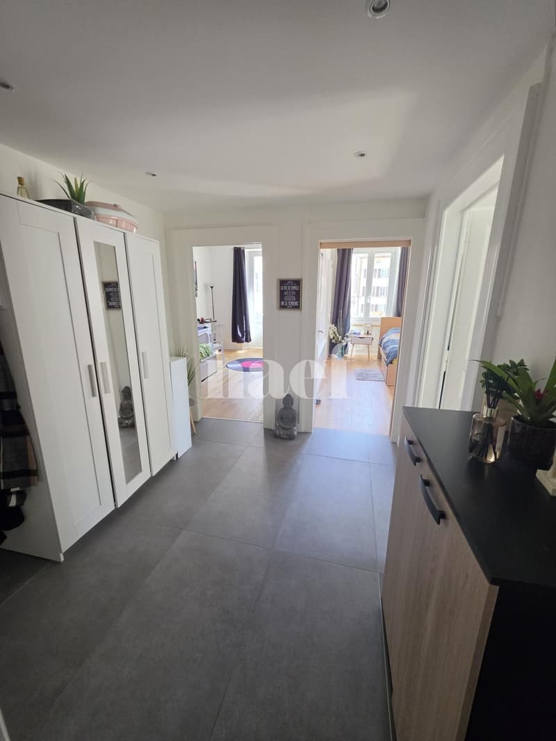 Appartamento di quattro locali recentemente ristrutturato con balcone e veranda (6)