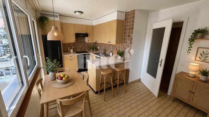 Appartamento di quattro locali con balcone in centro città (1)