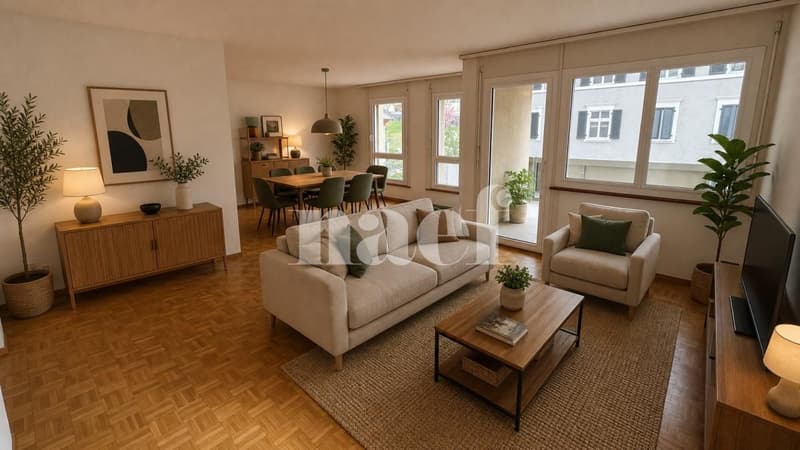 Appartamento di quattro locali con balcone in centro città (2)