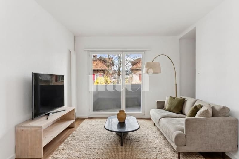 Appartement de 2 pièces entièrement rénové avec balcon au rez (1)