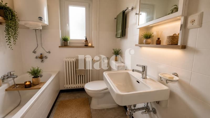 Bel appartement lumineux de 3 pièces avec balcon (6)