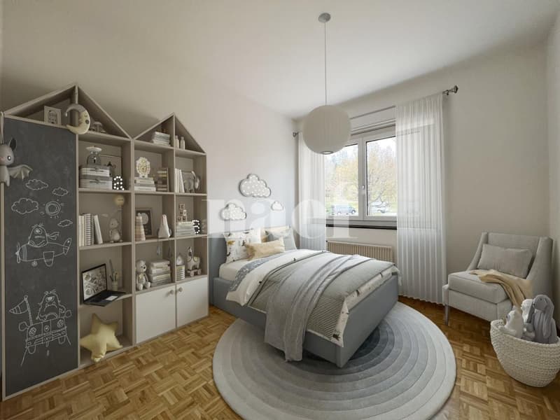 Appartement de 3 pièces au 2ème étage (2)