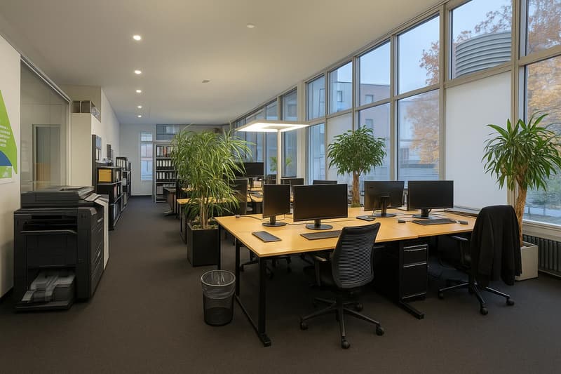 Sous-location 1'250 m² d'espace de bureau prêt à être occupé et meublé (2)