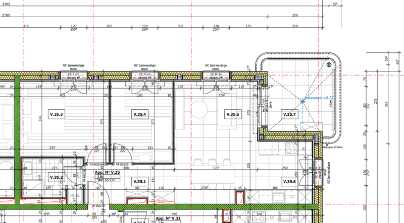 Plan de l'appartement
