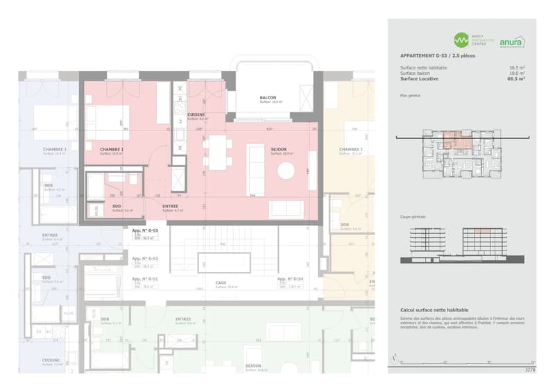 Helles 2.5-Zimmer-Dachwohnung in Marly (6)