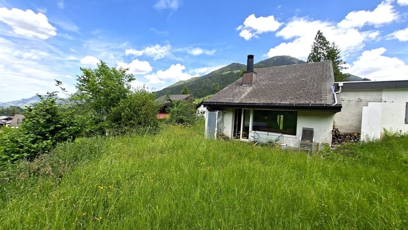 Frontansicht des Hauses
