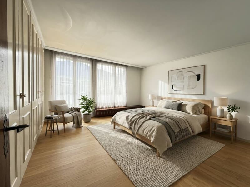 Meraviglioso appartamento in attico con grande terrazza e vista panoramica (9)