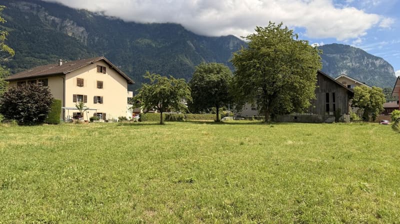 Grundstück mit Projekt in Bex zu verkaufen (9)