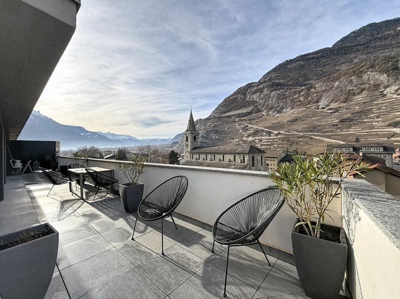 Magnifique appartement avec grande terrasse au centre d'Ardon (1)