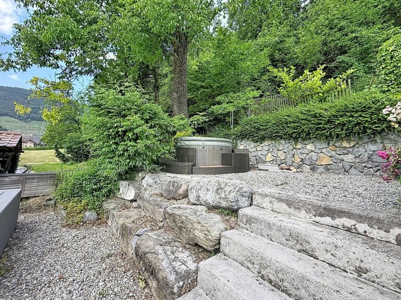 Cosy villa on one level with magnificent views of the mountains and the Dents-du-Midi (24)