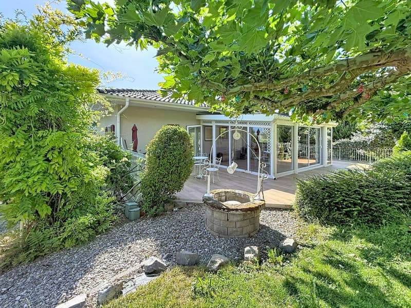 Cosy villa on one level with magnificent views of the mountains and the Dents-du-Midi (27)