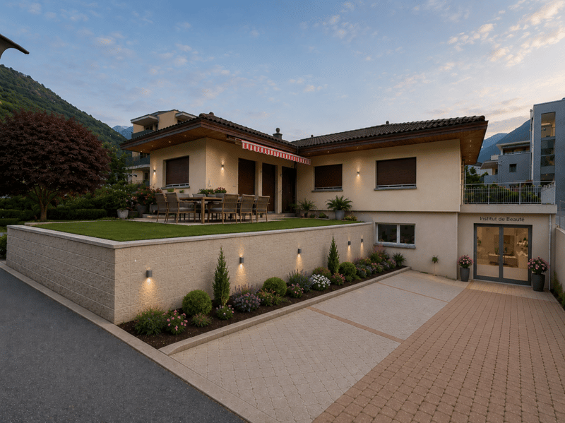 Maison individuelle avec possibilité d'activité indépendante et grande terrasse (1)