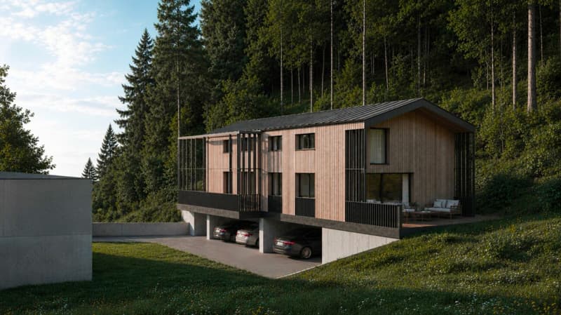 Villa mitoyenne contemporaine de 4.5 pièces à Salins (1)