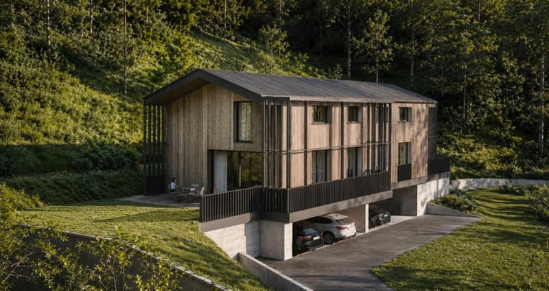 Villa mitoyenne contemporaine de 4.5 pièces à Salins (1)