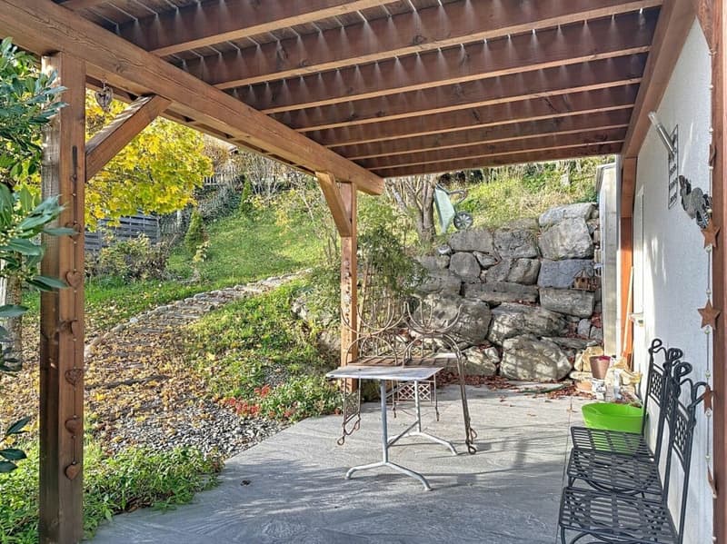 Magnifique villa d'architecte avec spectaculaire vue panoramique sur la plaine et les Dents-du-Midi (23)