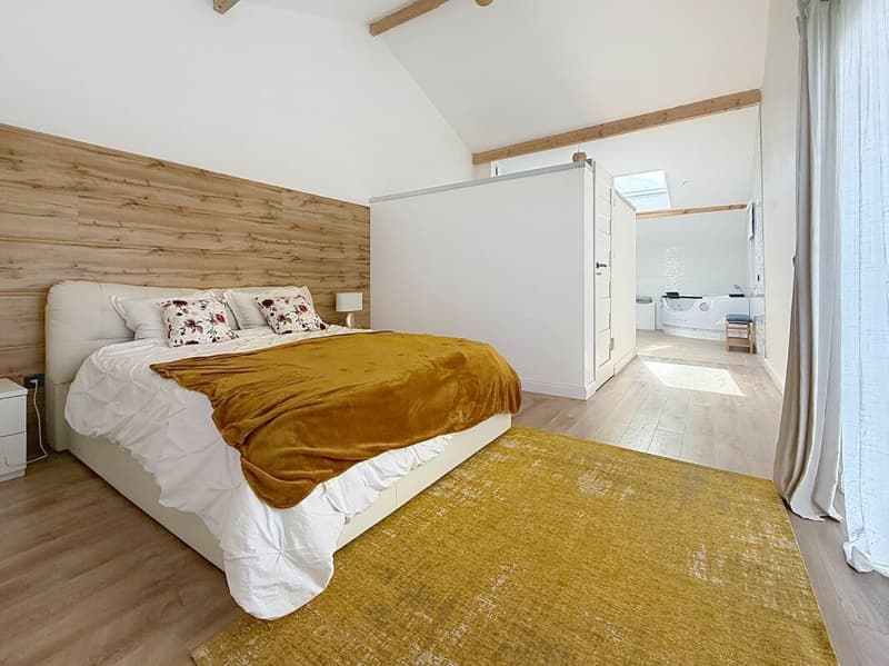 Lot de deux maisons jumelées de 5.5 pièces accompagnée d'une maison indépendante de 31m2 à Lugrin avec vue sur le lac (11)
