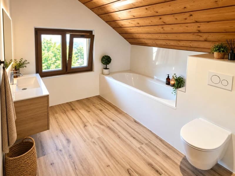 Maison individuelle de standing avec 2 appartements à vendre à Corbeyrier, à 15 min d'Aigle (10)