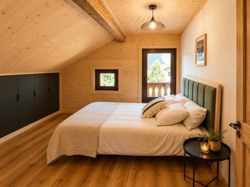 Maison individuelle de standing avec 2 appartements à vendre à Corbeyrier, à 15 min d'Aigle (3)