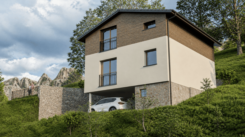 Villa individuelle neuve à Collombey-Muraz (Les Neyres) (1)