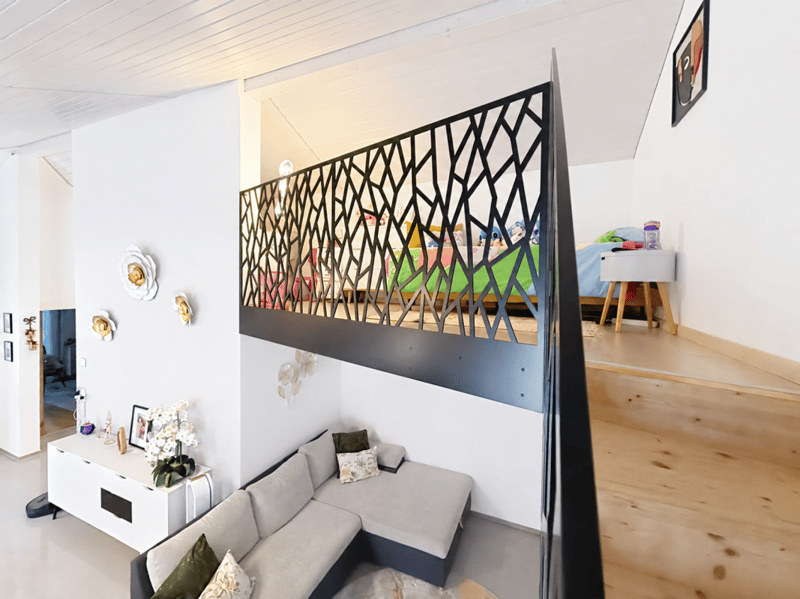 Bel appartement cosy en attique de 3.5 pièces avec Mezzanine et immense terrasse (5)
