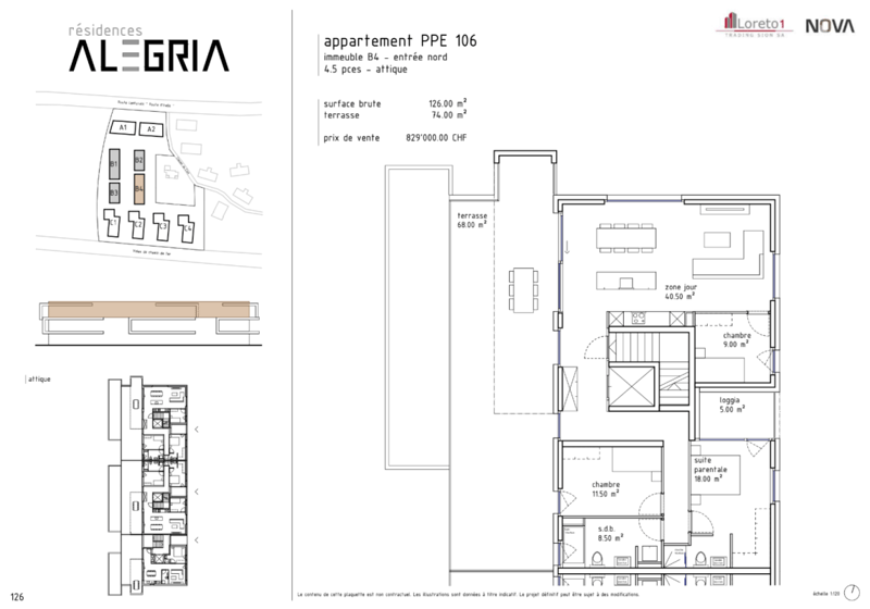 Alegria Uvrier - Appartement 106 attique - (12)