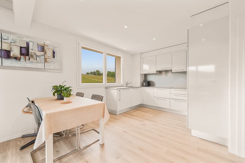 VALEYRES-SOUS-RANCES - Superbes Apartment-Duplex mit 5,5 Zimmern, Balkon, Garten und superber Aussicht (6)