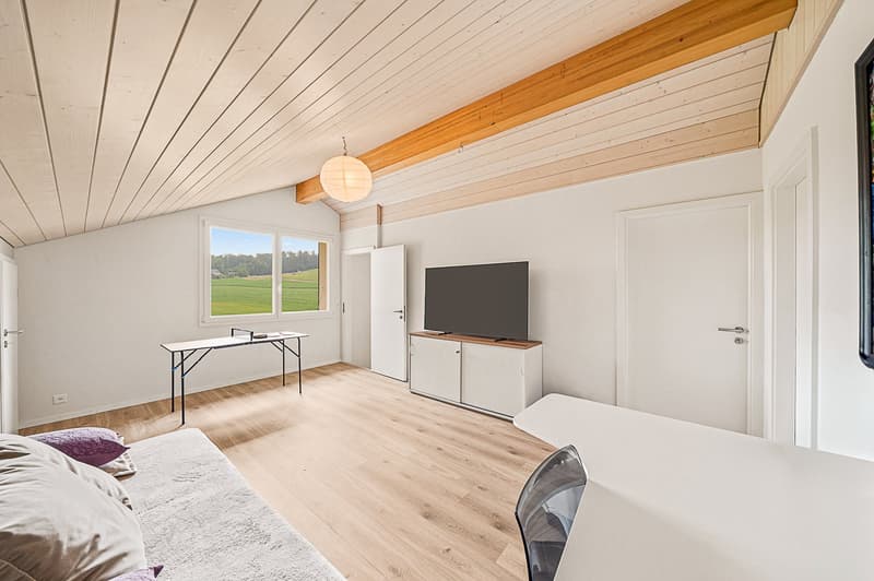 VALEYRES-SOUS-RANCES - Superbes Apartment-Duplex mit 5,5 Zimmern, Balkon, Garten und superber Aussicht (12)