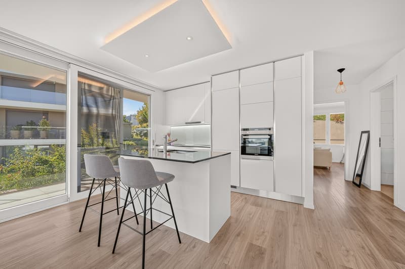 Superbe appartement de 3,5 pièces avec vue imprenable sur le lac et les montagnes - quartier calme (6)