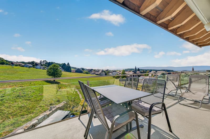 Superbe appartement de 4,5 pièces en duplex avec beau balcon orienté Sud-Ouest (1)