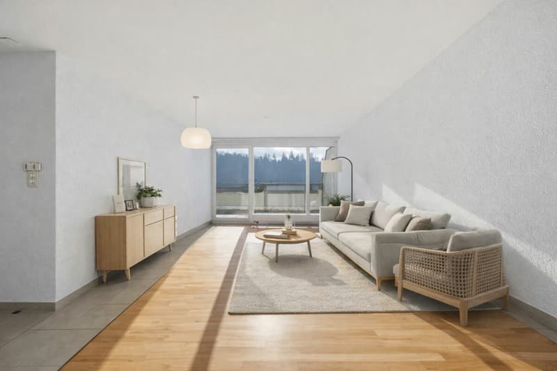 Renovierte 4.5-Zimmer-Wohnung mit grosszügigem Balkon, Lift und Garage (2)