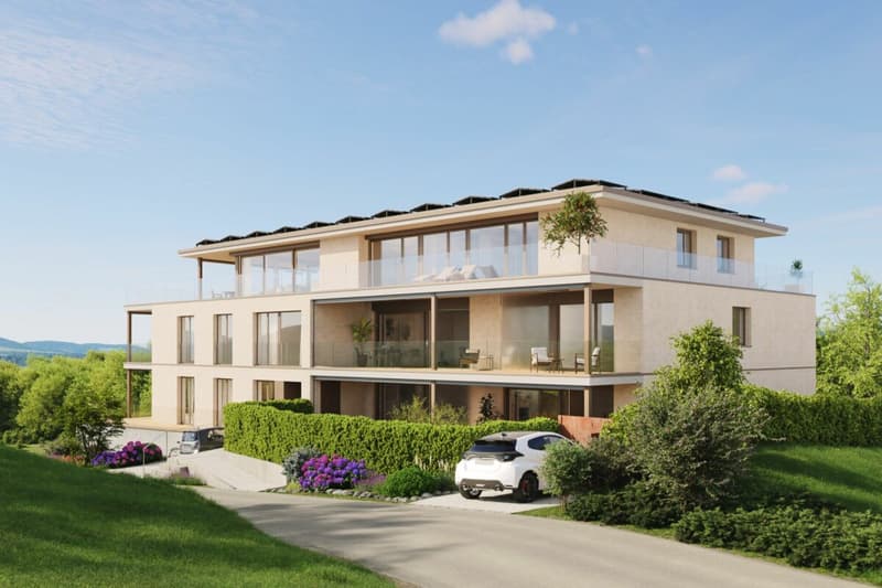 Edificio nuovo: appartamento maisonette di 4,5 locali al piano terra e 1° piano (appartamento n. 1) (1)