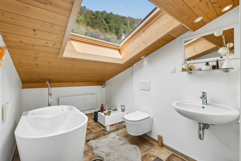 Maisonettewohnung mit Einliegerwohnung, Garten und Aussicht über das Rheintal (11)