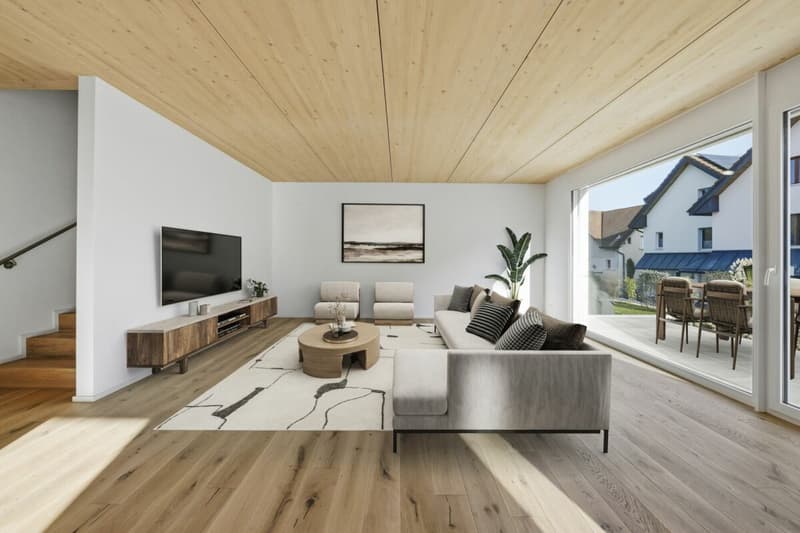 Modernes Doppel-Einfamilienhaus mit viel Platz, hochwertigem Ausbau und Garten in Stein am Rhein (2)