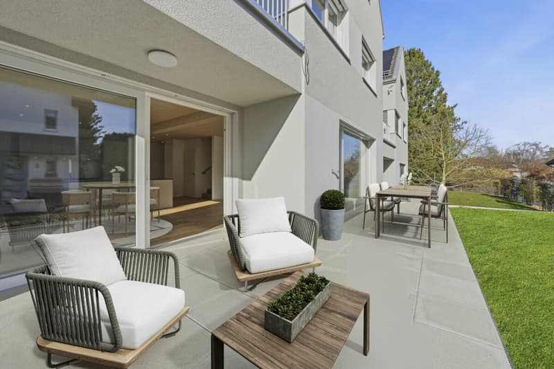 Modernes Doppel-Einfamilienhaus mit viel Platz, hochwertigem Ausbau und Garten in Stein am Rhein (3)