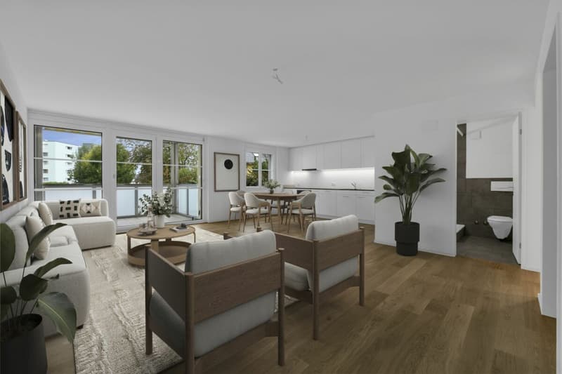 Zuhause ankommen - modern, hell und zentral wohnen an bester Lage in Gossau (2)