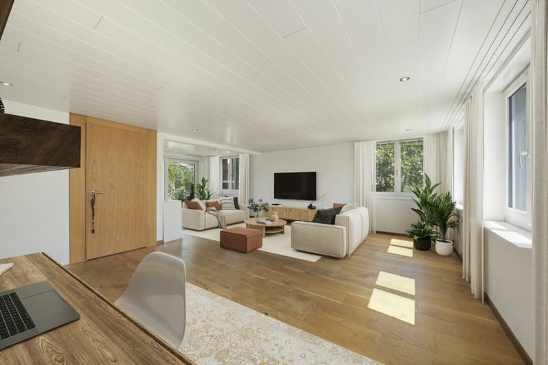 Charm meets comfort - your stylishly renovated home with pool in Bischofszell (3)
